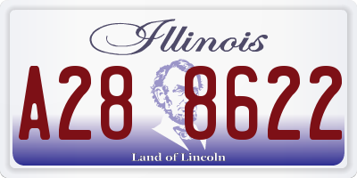 IL license plate A288622