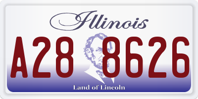 IL license plate A288626