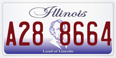 IL license plate A288664