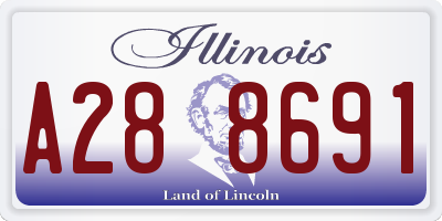 IL license plate A288691