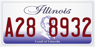 IL license plate A288932