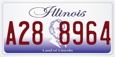 IL license plate A288964