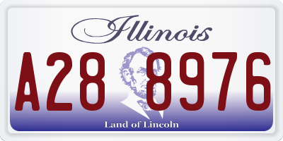 IL license plate A288976