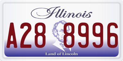 IL license plate A288996