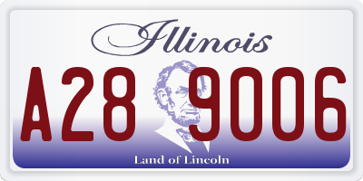 IL license plate A289006