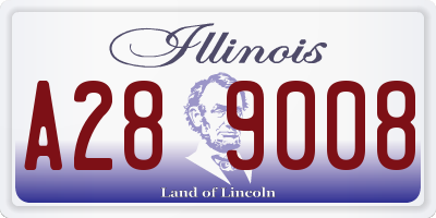IL license plate A289008