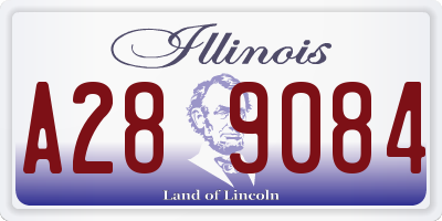 IL license plate A289084