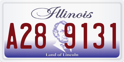 IL license plate A289131
