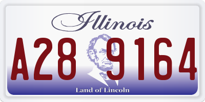IL license plate A289164