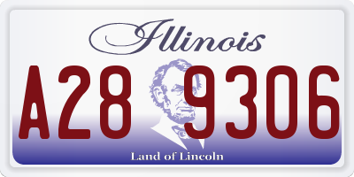 IL license plate A289306