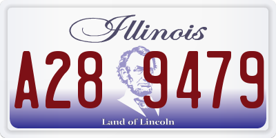 IL license plate A289479