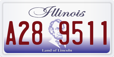 IL license plate A289511