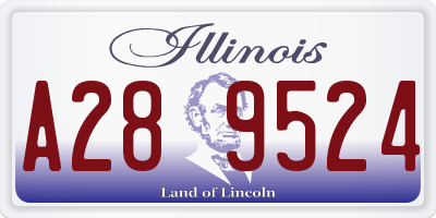 IL license plate A289524