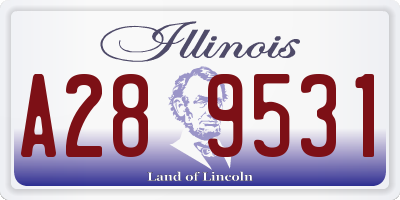 IL license plate A289531