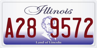 IL license plate A289572
