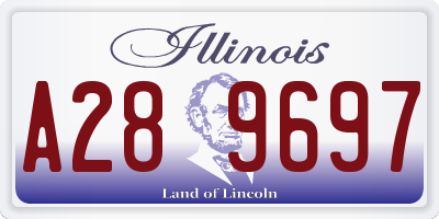 IL license plate A289697