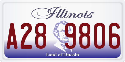 IL license plate A289806