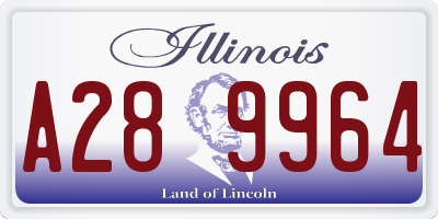 IL license plate A289964