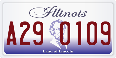 IL license plate A290109