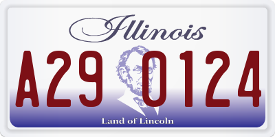 IL license plate A290124