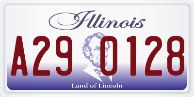 IL license plate A290128