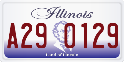 IL license plate A290129