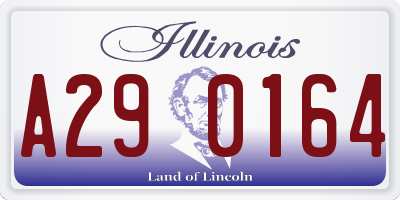 IL license plate A290164