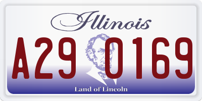 IL license plate A290169