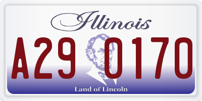 IL license plate A290170