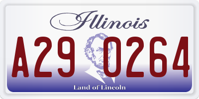 IL license plate A290264