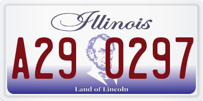 IL license plate A290297