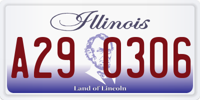 IL license plate A290306