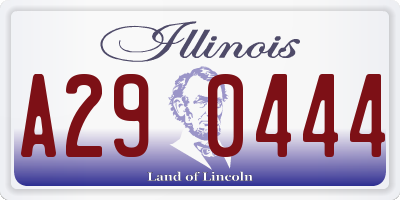 IL license plate A290444