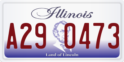 IL license plate A290473