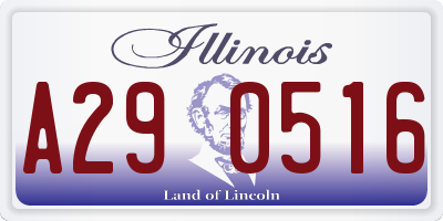 IL license plate A290516