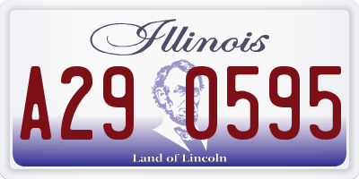 IL license plate A290595
