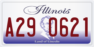 IL license plate A290621