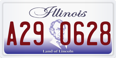 IL license plate A290628