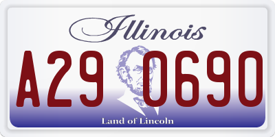 IL license plate A290690