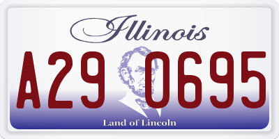 IL license plate A290695