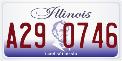 IL license plate A290746