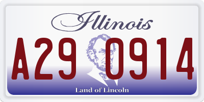 IL license plate A290914