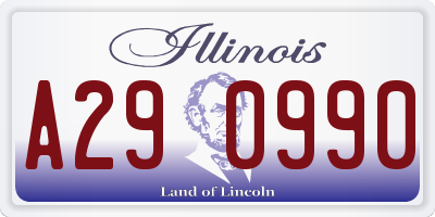 IL license plate A290990