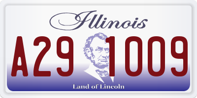 IL license plate A291009
