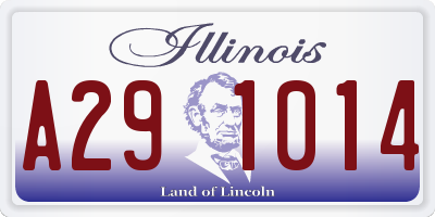 IL license plate A291014