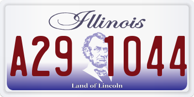 IL license plate A291044