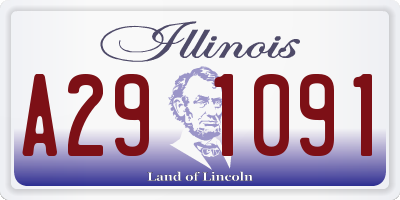 IL license plate A291091
