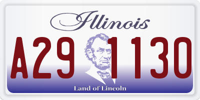 IL license plate A291130