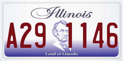 IL license plate A291146