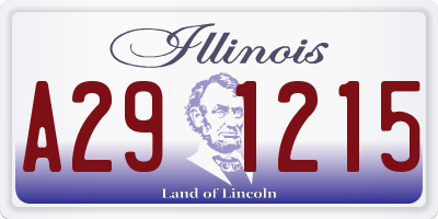 IL license plate A291215